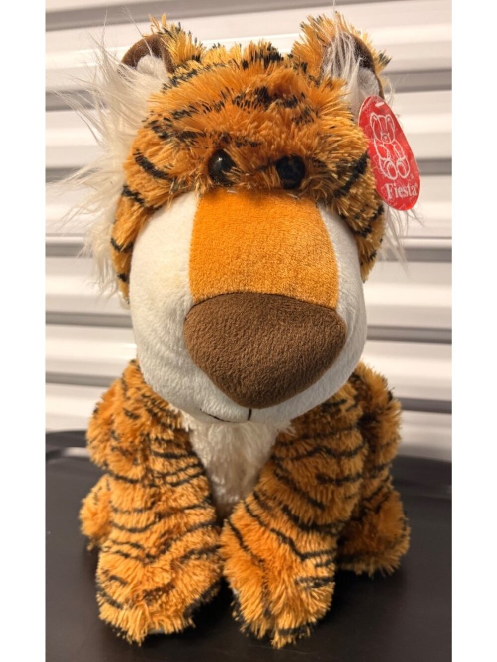 Fiesta Plush 16" Sitting Tiger Stuffed Animal Toy Soft Stuffed Animal NWT